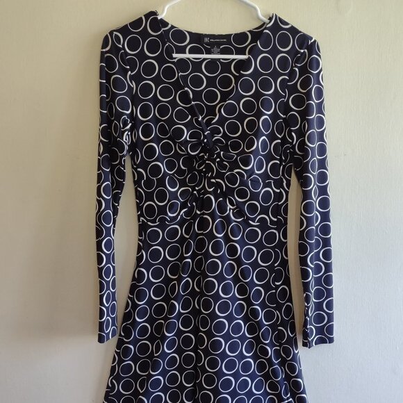 INC International Concepts Dresses & Skirts - INC Retro Front Knot A-Line Dress Disco Vibes Fit & Flare Size Small